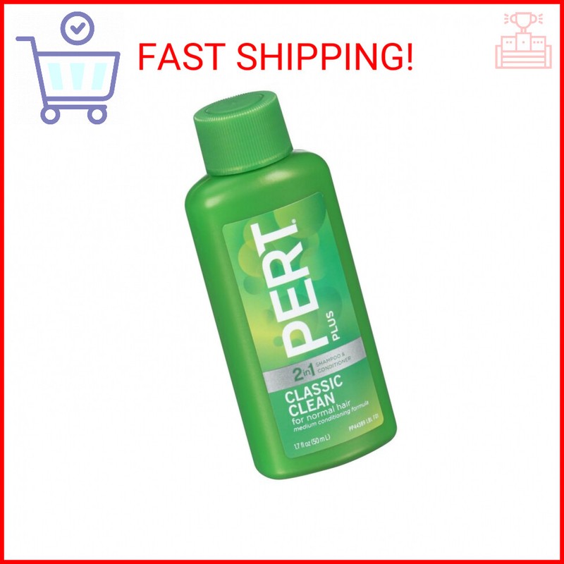 Pert Classic Clean 2in1 Shampoo & Conditioner Great for Travel or your Gym Bag 1