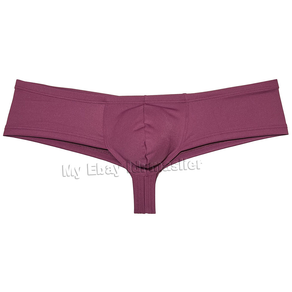 Men Skin Feel Cheeky Boxer Brief Underwear Booty Short Half Hip Brazilian Bikini