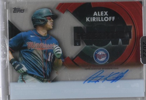 2022 Topps Clearly Authentic Autographs - Alex Kirilloff #GNA-AK