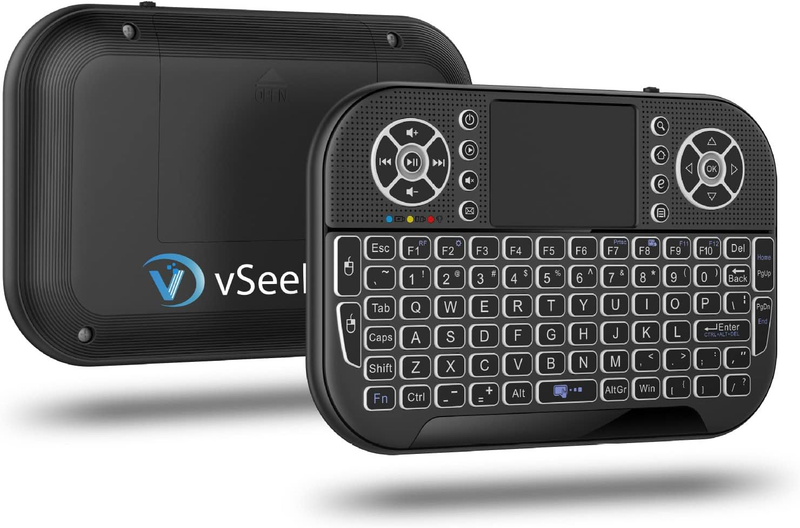 A8 Mini Keyboard, Mini Keyboard Remote Control with Touchpad