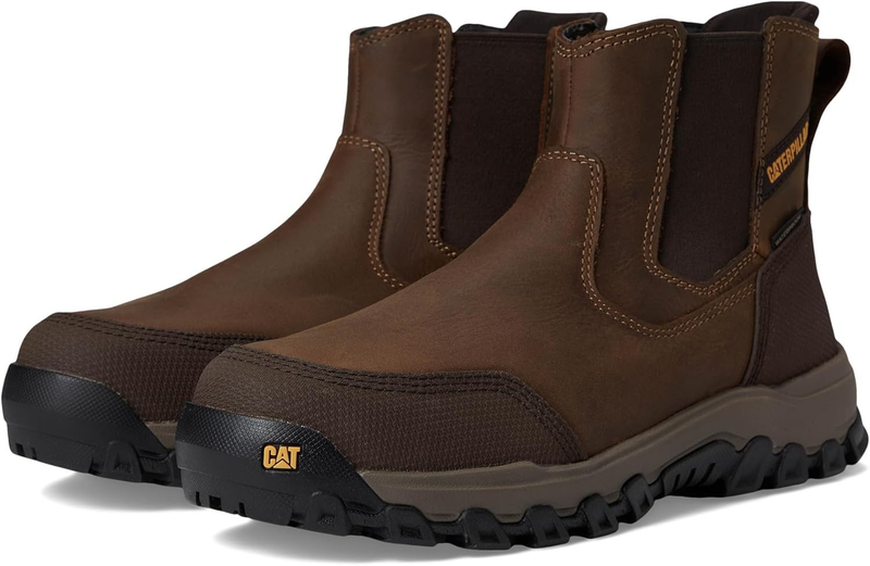 CAT mens Threshold Rebound Chelsea Waterproof Steel Toe