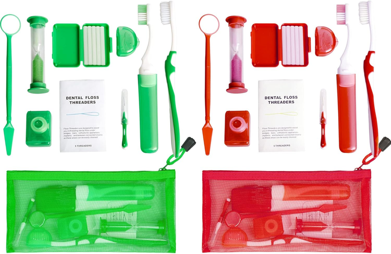 Orthodontic Kit Oral Care for Cleaning Braces Kit Toothbrush Cleaning
