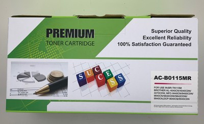 NEW TONER CARTRIDGE GENERIC BRAND FOR BROTHER PRINTER AC-B0115MR MAGENTA