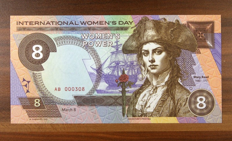 Gabris Banknote *** Internationaler Frauentag *** Mary Read *** 2024