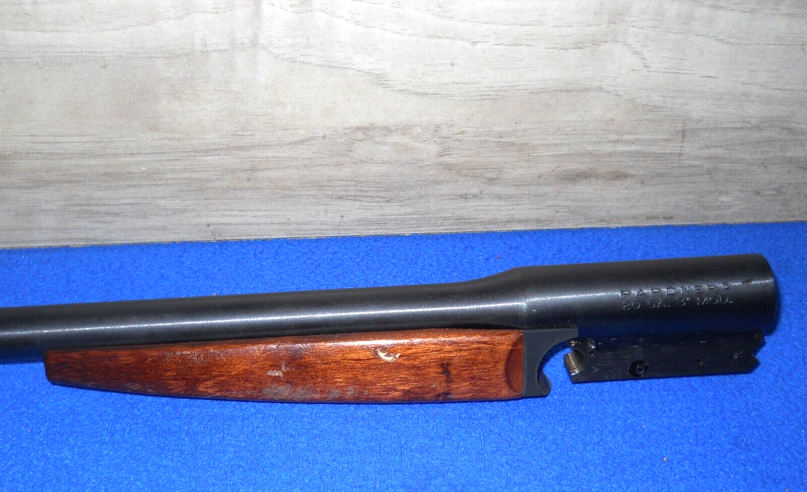 NEF PARDNER  Model SB 20GA H&R TOPPER 22" BARREL & WOOD FOREND 3" MOD #CL570