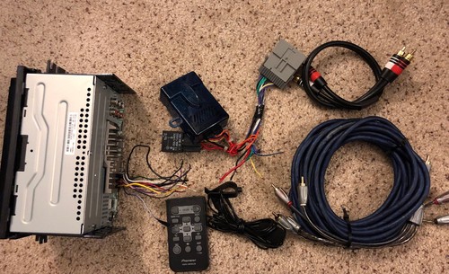 Pioneer MVH-S600BS Multimedia Receiver Kicker RCA Car Audio And  Install Extras