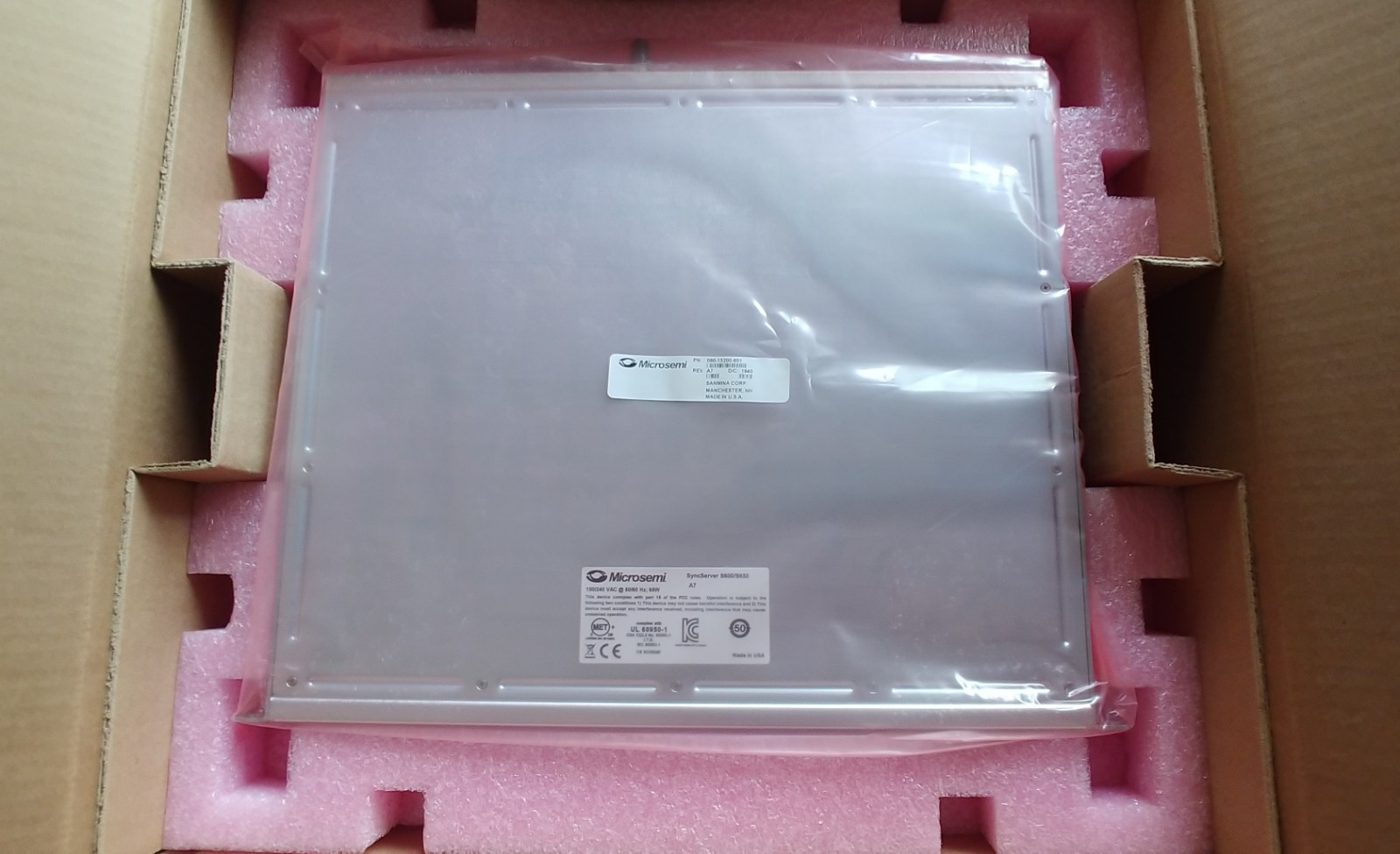 Microsemi SyncServer S600 - Network Time Server (090-15200-601)