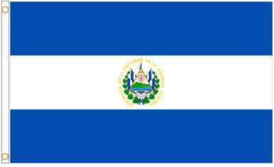 El Salvador Polyester Flag - Choice of Sizes