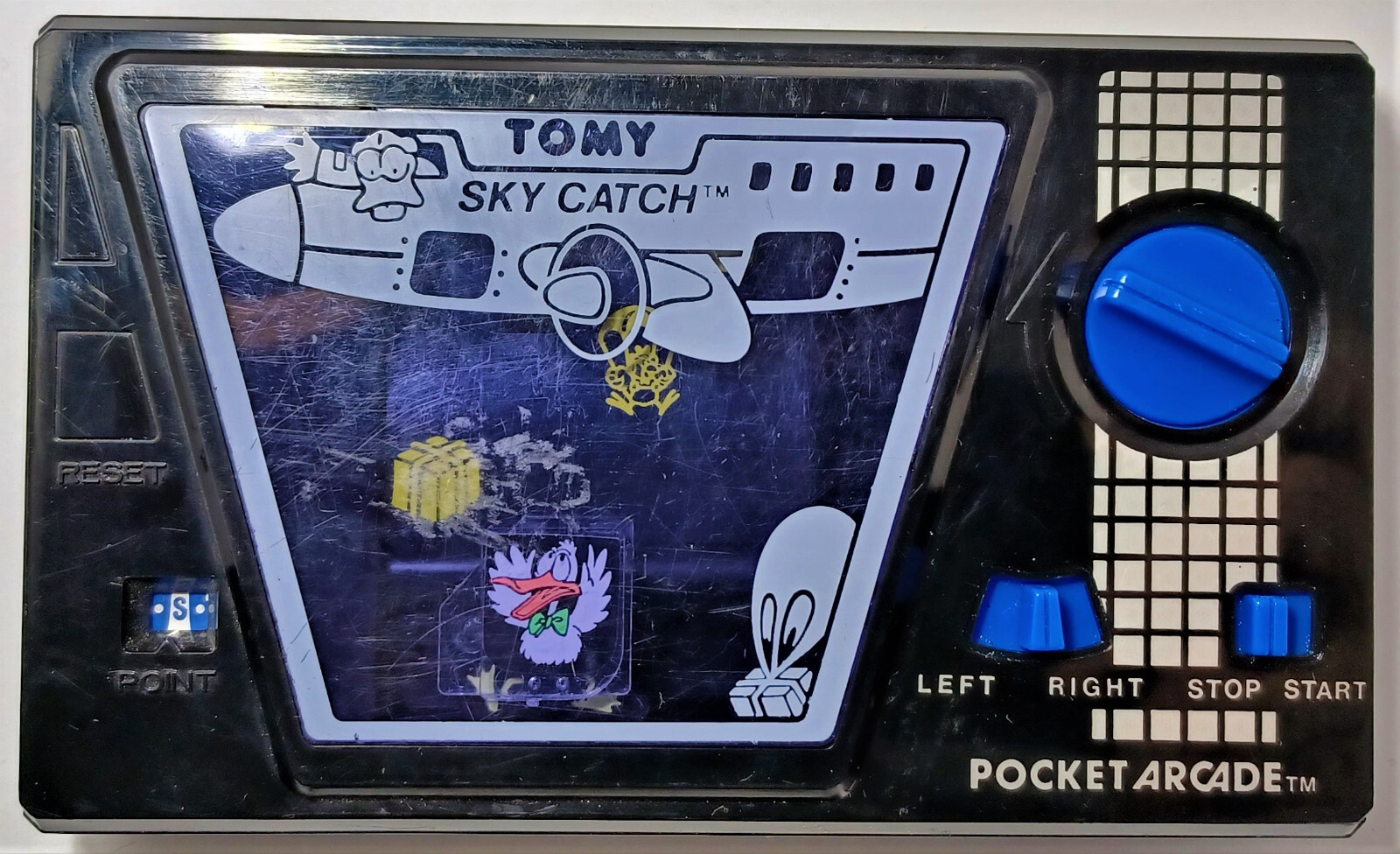 Vintage Tomy Sky Catch Pocket Arcade Handheld Mechanical
