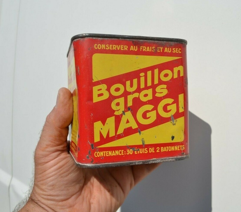 Boite Ancienne Bouillon Gras Maggi BoÃ®Te De 30 Tuis De 2 Batonnets(Vide)