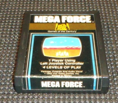 Vintage Atari 2600 Mega Force Game by 20th Century Fox 1982