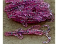 4/" Baby Hog Brush Hog Style 100 count bulk bag Creature Bubblegum Cotton Candy