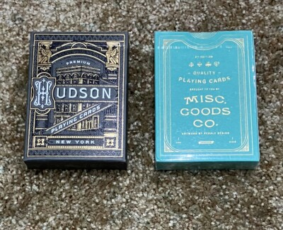 Misc Goods Co Theory 11 Playing Cards SOLD OUT Tiffany Green 2012 2nd Hudson Set