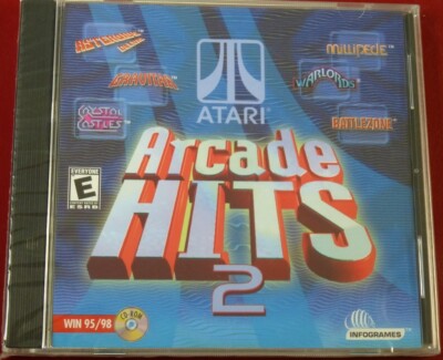 Video Game PC Atari Arcade Hits 2 Gravitar Battlezone Crystal Castles Asteroids