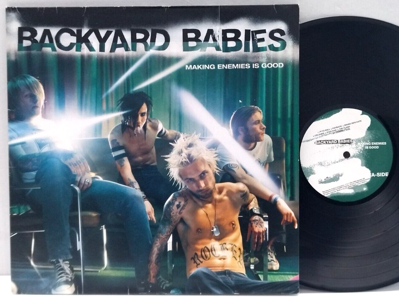 【White Vinyl】Backyard Babies / Making En Backyard Babies MAKING ENEMIES IS GOOD (VINYL RE-ISSUE