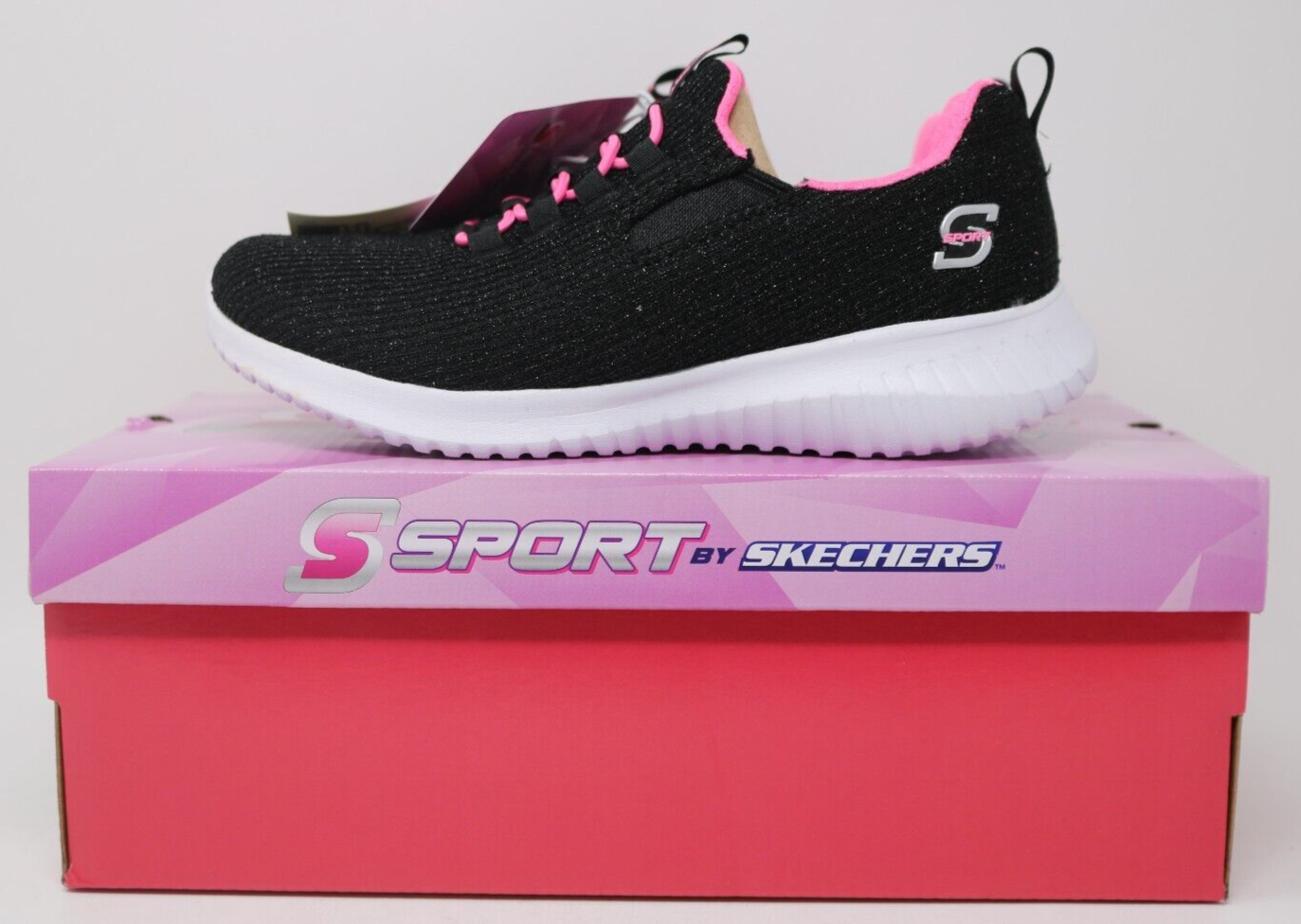 S Sport Skechers ADA Slip-On Sneakers Girls Sneakers Black