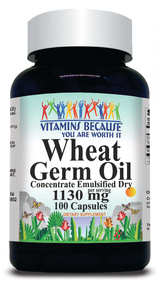 Масло зародышей пшеницы 1130 мг 100 капсул (концентрированное сухое)