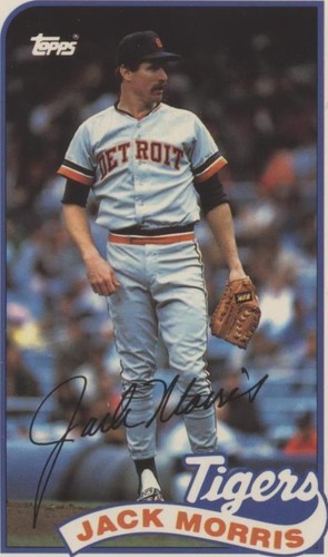 1989 Topps/LJN Baseball Talk - Jack Morris #68
