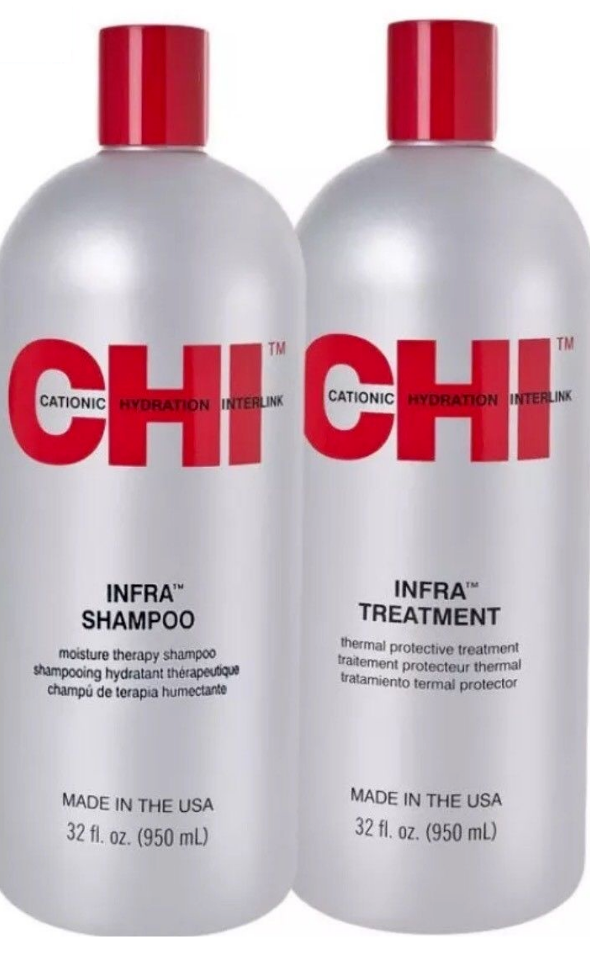 Farouk CHI Infra Shampoo & Conditioner Liter/32 oz Duo Set