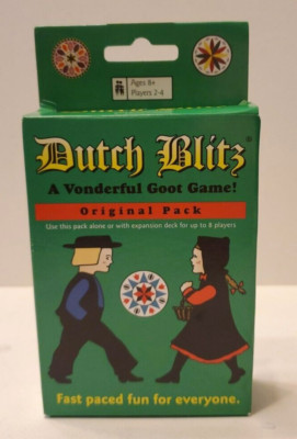 Dutch Blitz Family Card Game, ''A Vonderful Goot Game!'' Ages 8+ Cards!