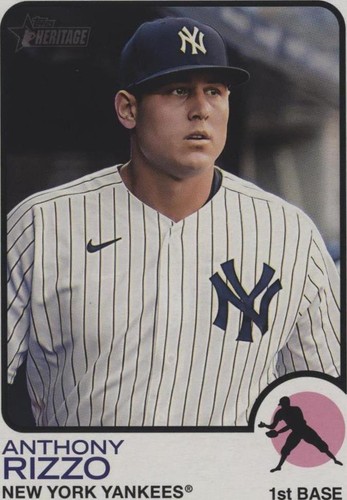 2022 Topps Heritage High Number - Anthony Rizzo #OB-ARZ