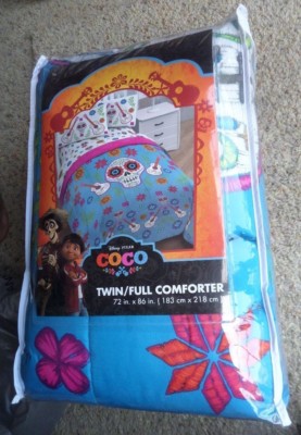 Disney Pixar Coco Twin/Full Comforter (72'' X 86'') New in Package MSRP $69.99