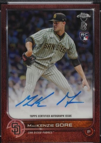 2022 Topps Chrome Ben Baller Edition - MacKenzie Gore #BBA-MG