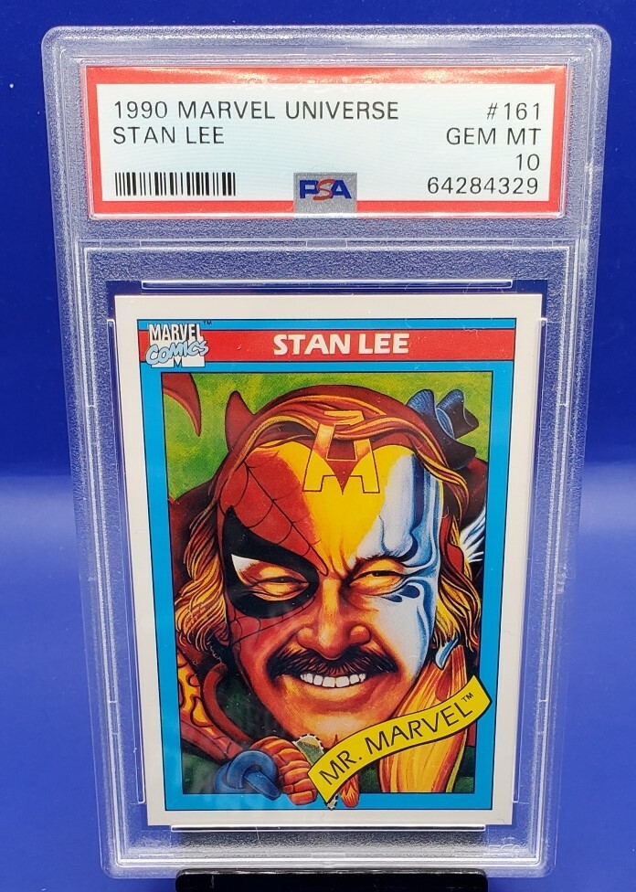 1990 IMPEL MARVEL UNIVERSE #161 STAN LEE MR. MARVEL PSA 10