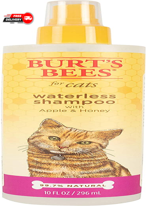 Burt'S Bees for Pets Cat Natural Waterless Shampoo with Apple and Honey | Cat W