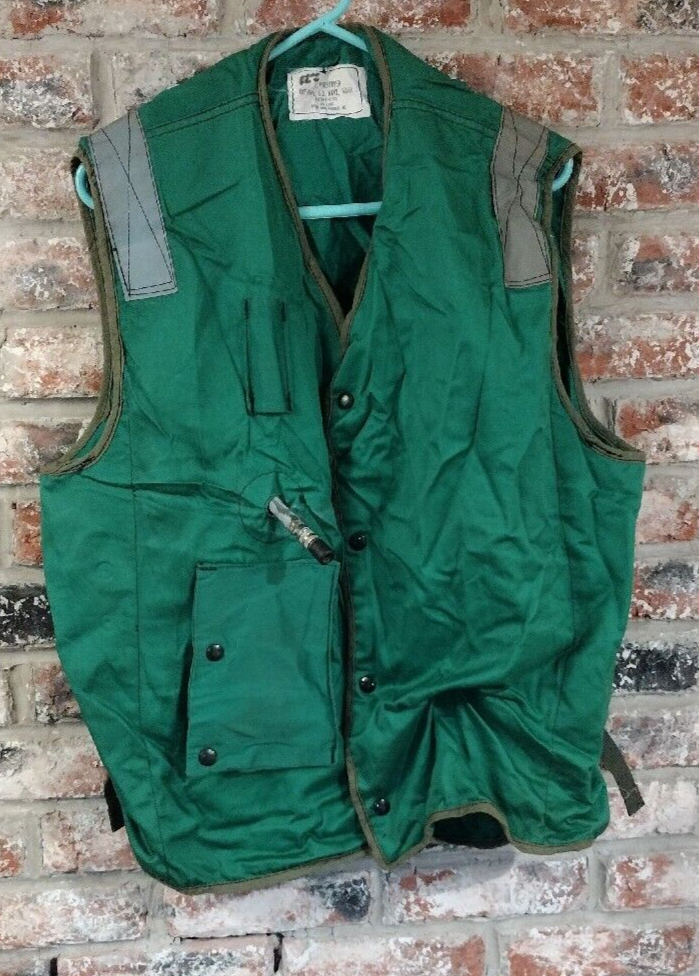 Vintage 1981 Flight Deck Life Preserver Vest Mark 1 US Navy Size Lg
