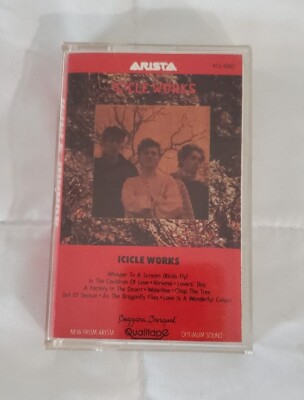 THE ICICLE WORKS SELF-TITLED Cassette Tape 1984 Rock New Wave Rare