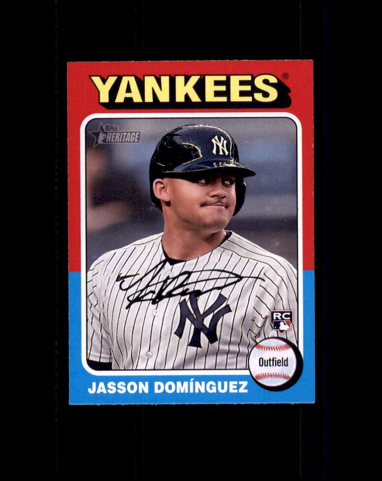 2024 Topps Heritage Jasson Dominguez RC #399 Yankees | eBay