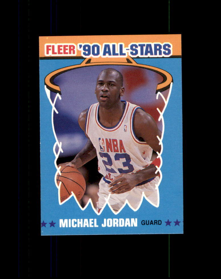 MICHAEL JORDAN 1990-91 Fleer STICKER #5 Bulls (J) | eBay