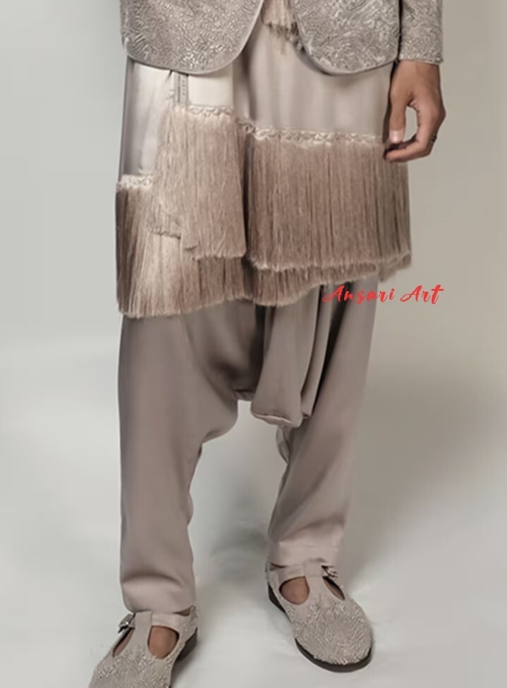 Pre-owned Art Men's Designer 2pc Suit Custom Made Embroidered Wedding Cocktail And Prom Outfit In Same Picture
