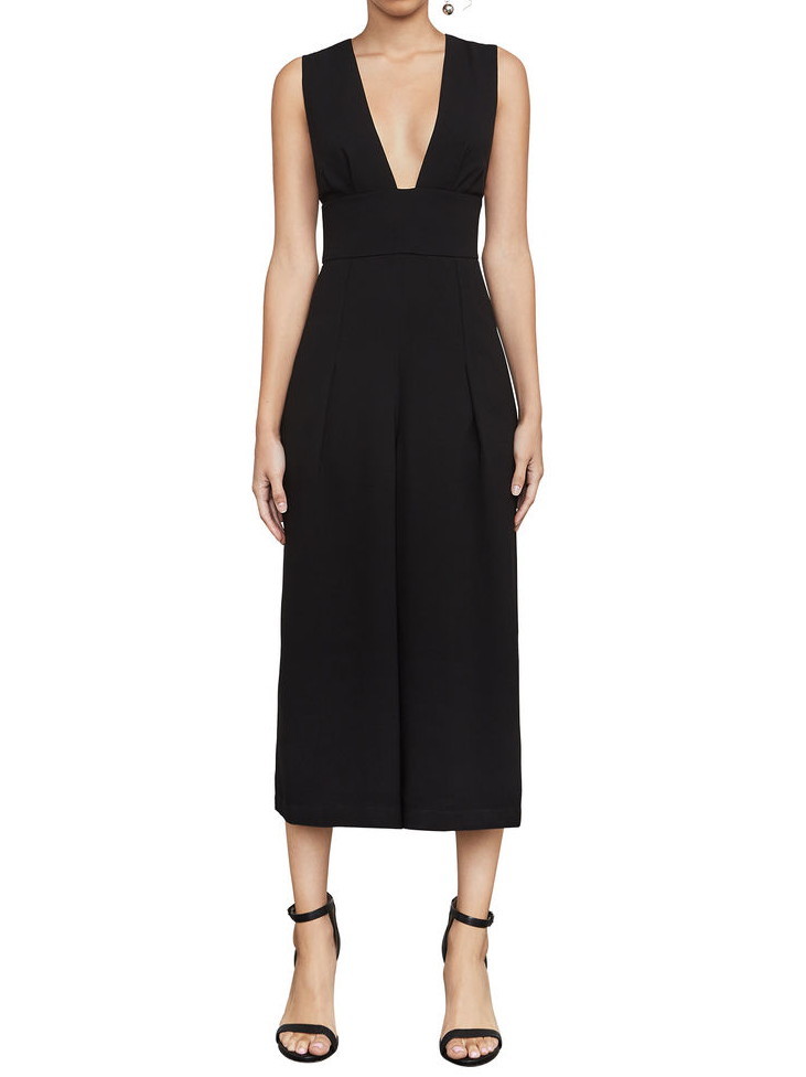 【美品】bcbgmaxazria オープンバック　ブラックドレス BCBG MAXAZRIA BLACK BACKLESS LONG DRESS w/ SPLIT CAP SLEEVE