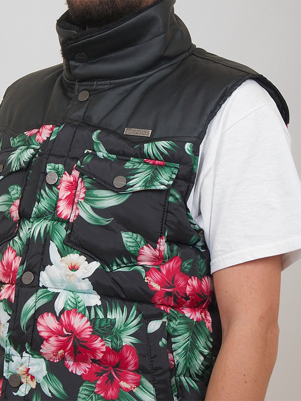 Doudoune Sans Manches Avec Col En Fourrure Xl Neuf