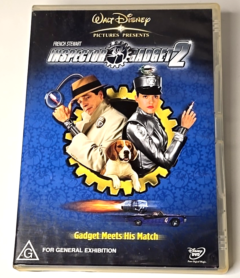 Inspector Gadget 2 (2003) Family Comedy DVD R4 VGC Disney Sequel
