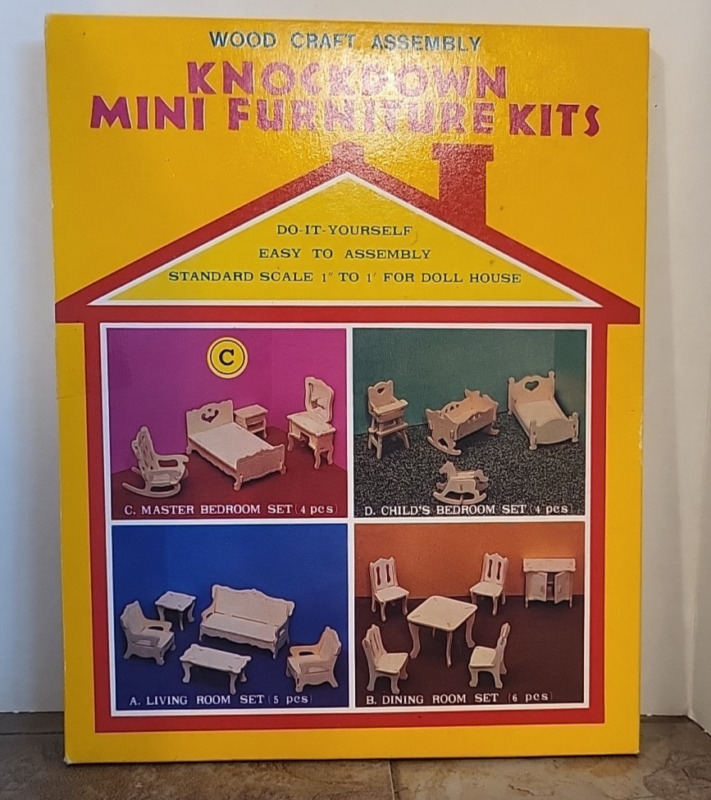 Knockdown Mini Furniture Kit - Master Bedroom Set/M3