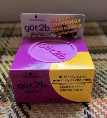 Got2b Playful Texturizing Cream Pomade 2 oz Discontinued FREE Ship.