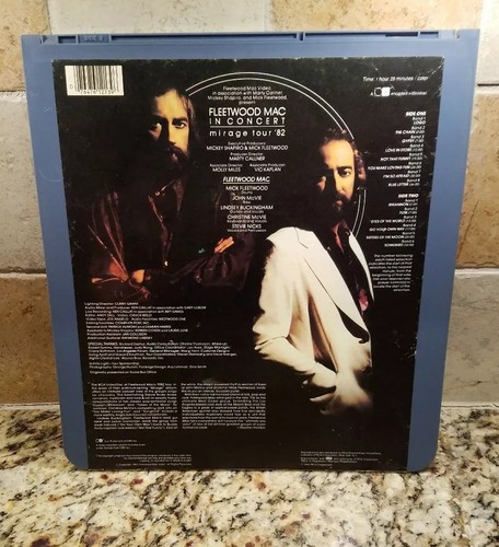 Fleetwood Mac In Concert Mirage Tour 82 RCA SelectaVision VideoDisc CED