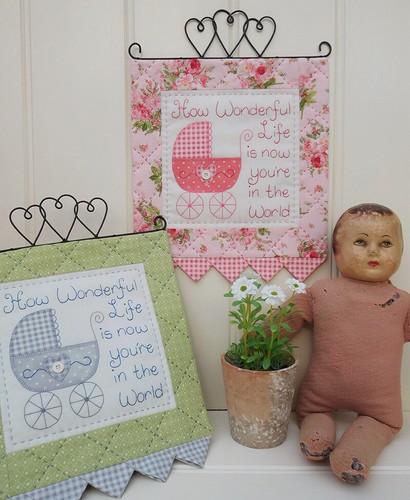 How Wonderful - Wall hanging by Sally Giblin, The Rivendale Collection Pattern