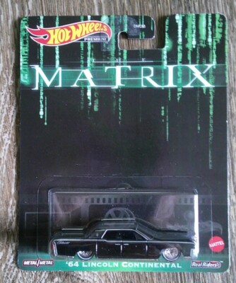 hot wheels premium entertainment the matrix '64 lincoln continental
