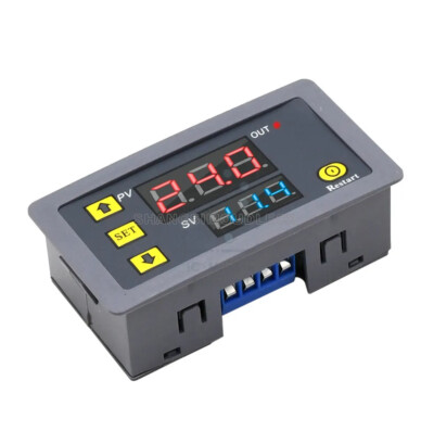 AC 110V-220V Digital LED Dual Display Cycle Timing Delay Timer Relay Module