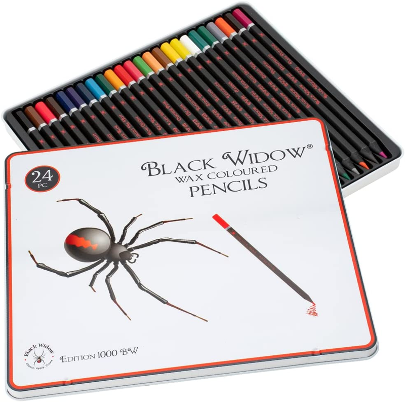 S For Adult Coloring - 24 Coloring Pencils With Smooth