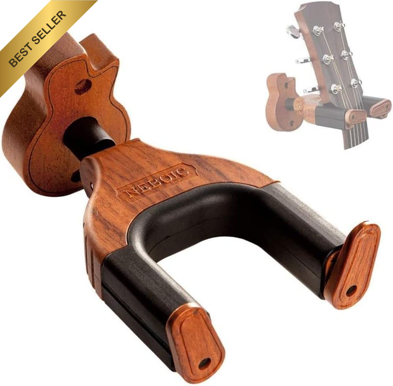 Guitar Wall Mount Auto Lock Hanger for Acoustic Electric Bass