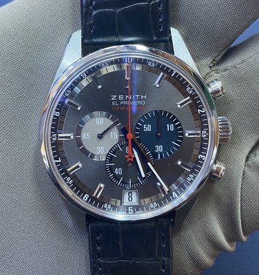 ZENITH El Primero Platinum Striking 10th Chronograph Watch ONLY 69 MADE