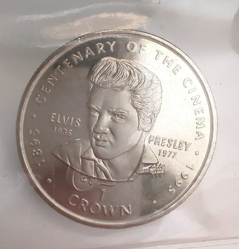1996 Elvis Presley Coin Gibraltar 1 Crown 1895-1995