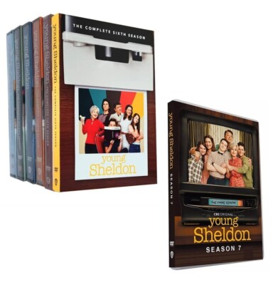 Young Sheldon: The Complete Series Seasons 1-7 (DVD) Free Shipping!