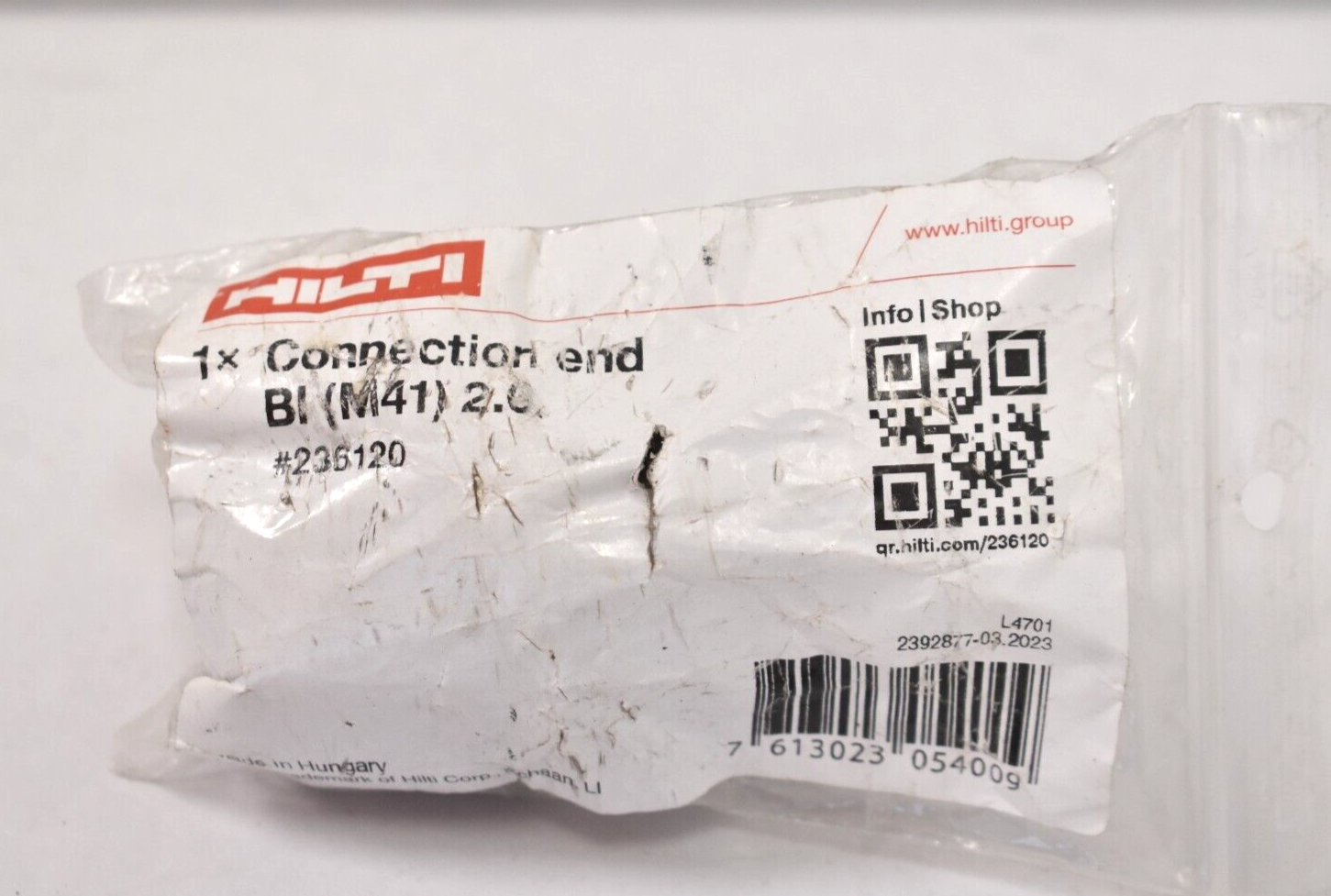 Hilti Connection End BI M41 2.0 236120 Genuine OEM