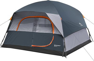 Tent 4 Person Camping Tent,Waterproof & Windproof Backpacking Tent,Easy Setup,Fo